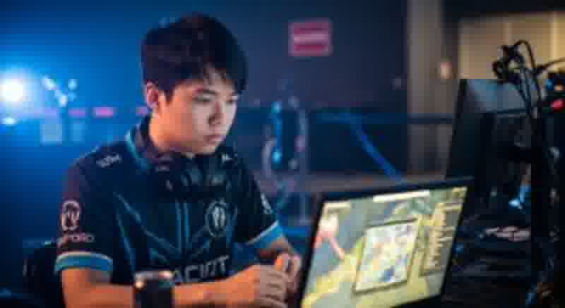 Exhausted harmonicode gaming pro player backstage, highlighting mental fatigue in competitive esports.