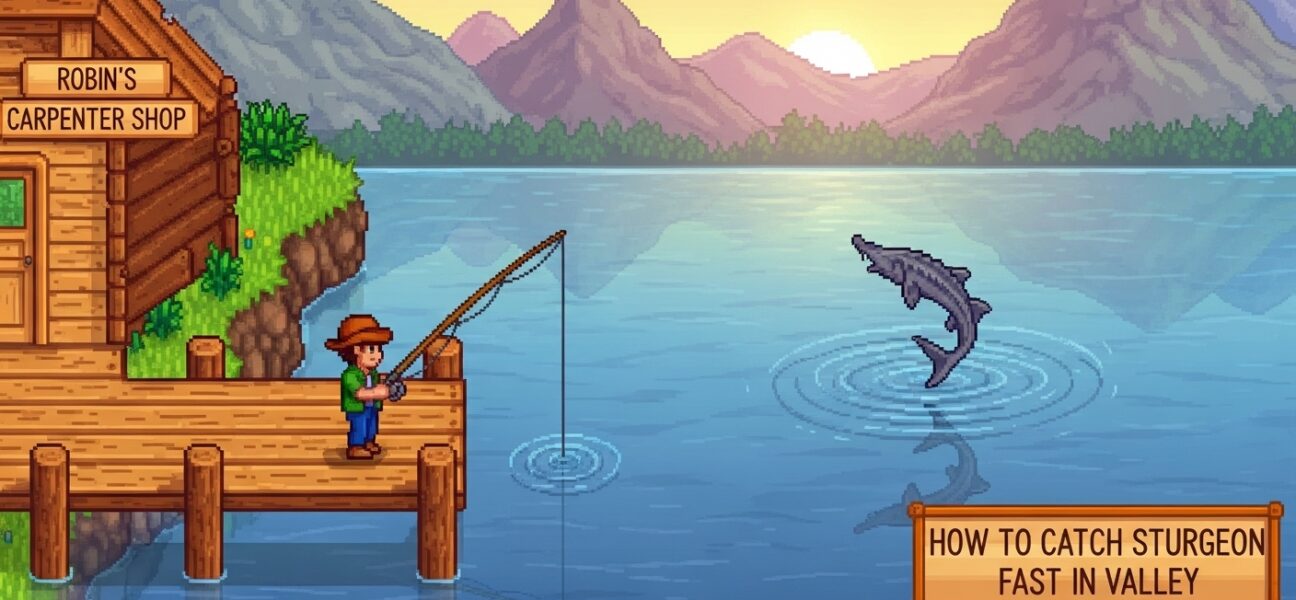 How to Catch Sturgeon in Stardew Valley Fast