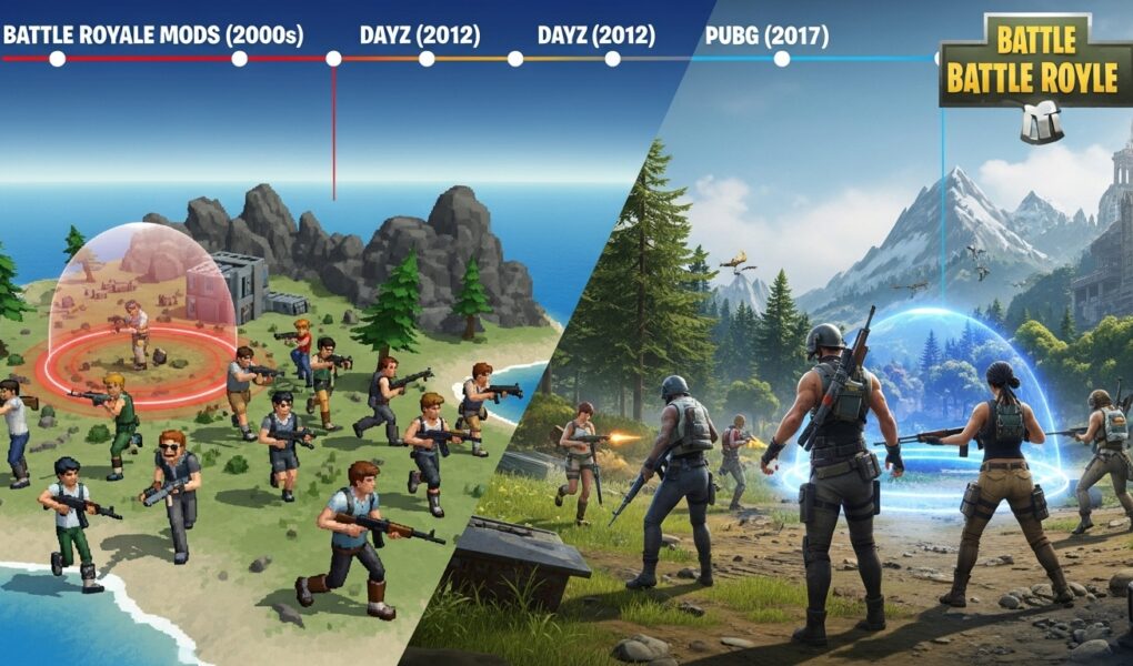 first battle royale game