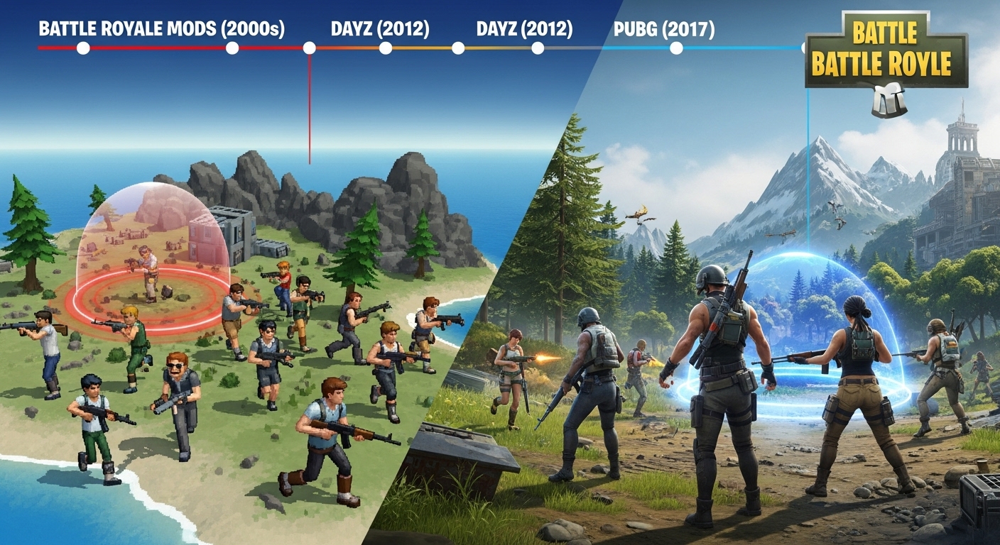 first battle royale game