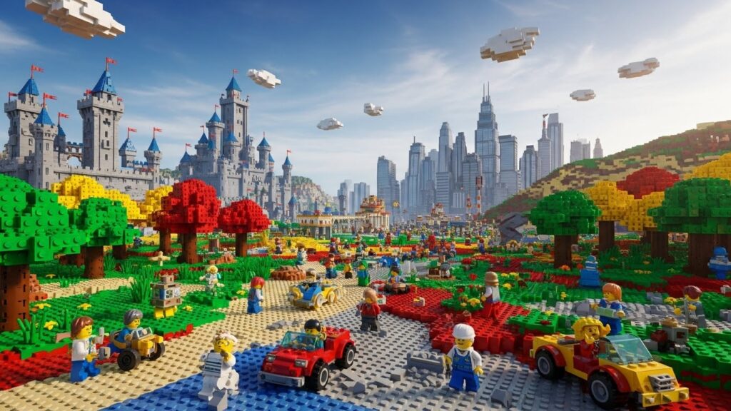 lego style sandbox game
